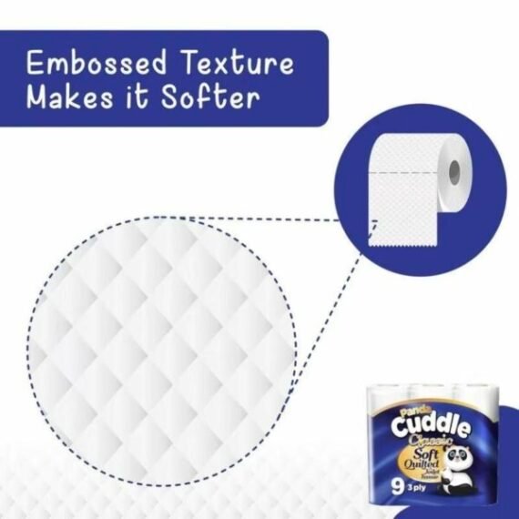3 Ply Toilet Tissues 10*12Pack -120 Bulk Buy Softesse Cuddle Unscented SoftQuilted Toilet Rolls