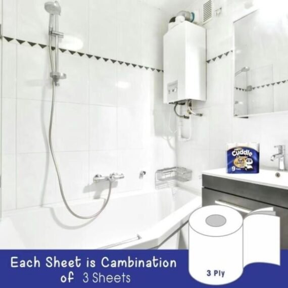 3 Ply Toilet Tissues 10*12Pack -120 Bulk Buy Softesse Cuddle Unscented SoftQuilted Toilet Rolls