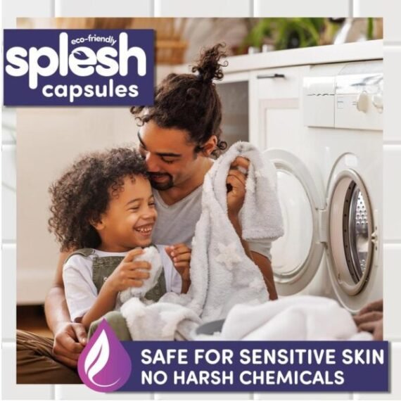 Splesh Xtra Stain Removal 3in1 Laundry Capsules, 5 Months Supply Bulk Buy (140W)