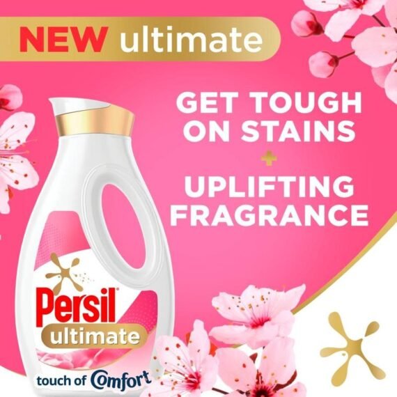 Persil Ultimate Laundry Washing Liquid Detergent Tough Stain Removal 52W, 1.4L, Select Your Pack