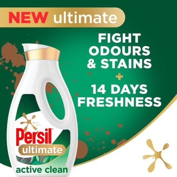 Persil Ultimate Laundry Washing Liquid Detergent Tough Stain Removal 52W, 1.4L, Select Your Pack